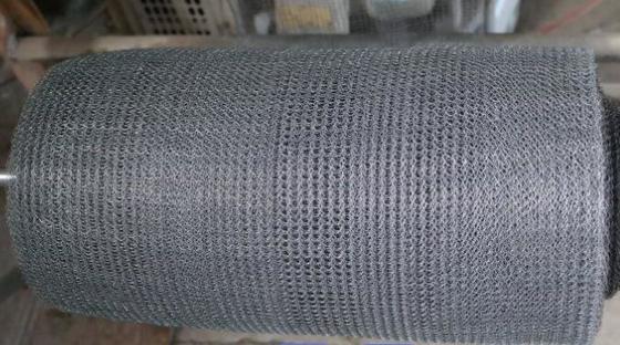 0.22mm Wire Stainless Steel Wire Mesh Sheets Compressed Knitted Mufflers / Exhaust Silencers