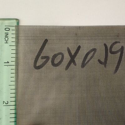 60Mesh 0.19mm AISI 304 Stainless Steel Plain Weave Far Superior Corrosion Resistance & Longevity