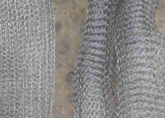 Maille liquide de tricot de filtre de gaz de nickel avec l'excellente capacité de filtration