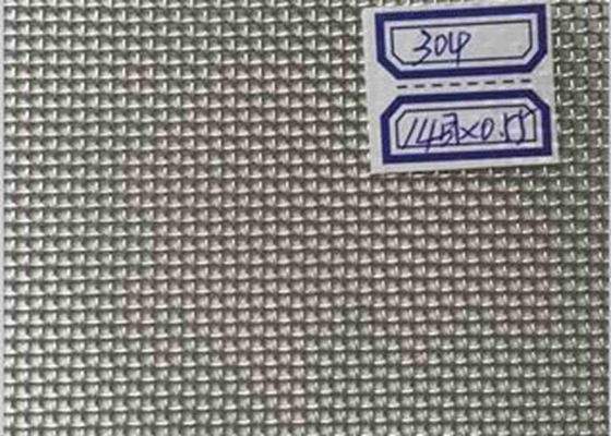 Écran de sécurité d'acier inoxydable de 304 crimes Mesh Super Hardness