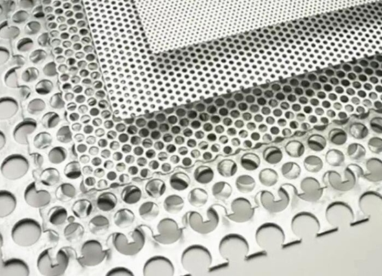 Tôle perforée Panneau Aluminium Acier inoxydable Métal galvanisé