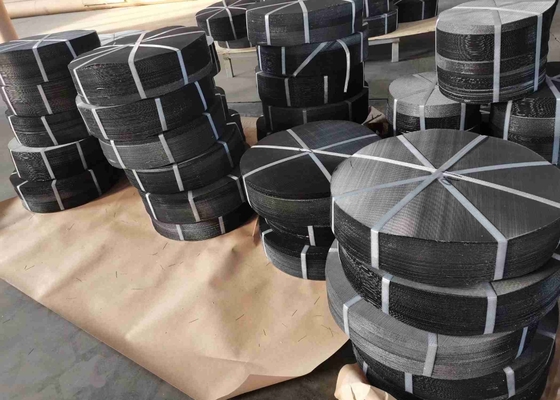 0.01 mm - 5 mm Disque de filtrage de treillis métallique pour l'industrie pétrolière