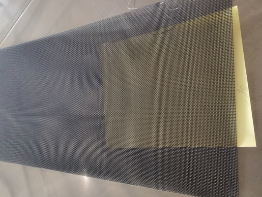 Maillage d'écran de sécurité lourd 750 mm Résistance maximale / durabilité Maillage en acier noir