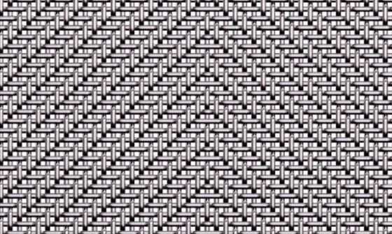 Treillis métallique hollandais durable en acier inoxydable doté d'un motif de tissage à chevrons unique pour une résistance et une perméabilité à l'air améliorées