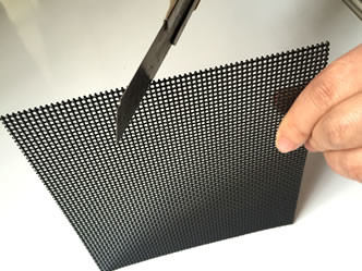 Maillage de fenêtre à l'épreuve du couteau en acier inoxydable en poudre recouvert de fil de 10 