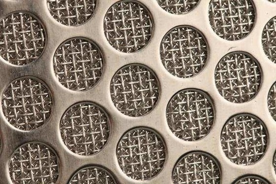 Écran filtrant frittage filet de fil tissé cinq couches d'acier inoxydable stratifié