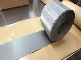 Toile filtrante en treillis métallique en acier inoxydable à tissage hollandais inversé, couleur argent