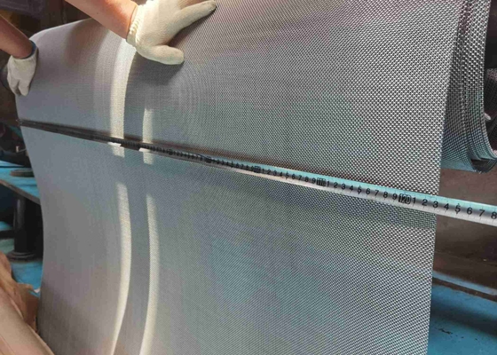 Écran de protection de sécurité en treillis métallique antivol avec profilé en aluminium, tissage simple