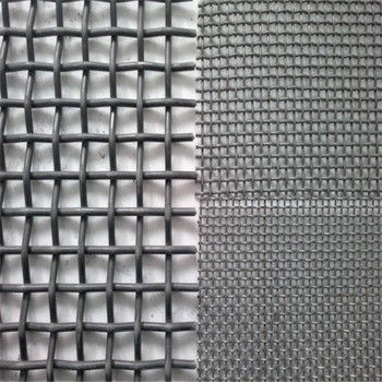 Anti Corrosion Crimped Steel Meshes For Mining / Stone Crusher Vibrating Screen