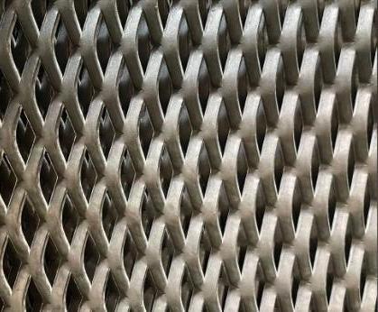 Tôle métallique déployée décorative en aluminium, anti-corrosion, facile à utiliser