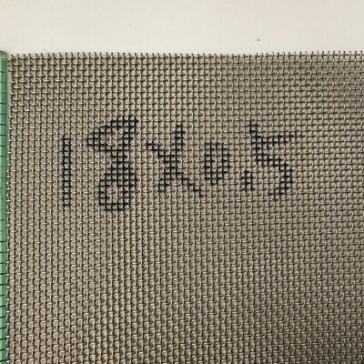 18Mesh 0.50mm Stainless Steel Wire Mesh SS304 Plain Weave for Industrial Screening
