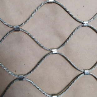 Mesh de câbles en acier inoxydable SS304 avec une résistance à la traction élevée, une résistance à la corrosion et une grande souplesse