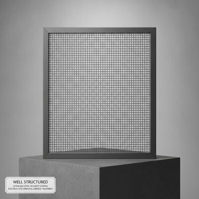 Well Structured Stainless Steel Security Screen with Electrostatic Spraying Surface Treatment and Anti-rust Heat Resistance