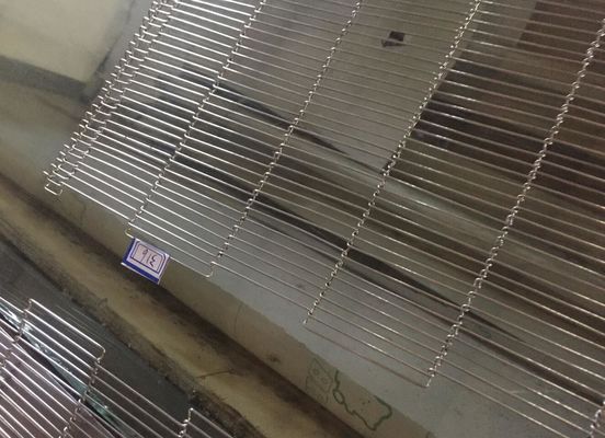 Boucle simple bande de conveyeur de fil de 1mm à de 3mm pour la ceinture d'échelle de fil de traitement des denrées alimentaires des produits alimentaires