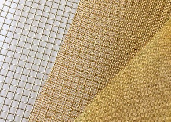 Fil H65 Mesh Plain Weave tissé en laiton 0,10 à de 0.19mm