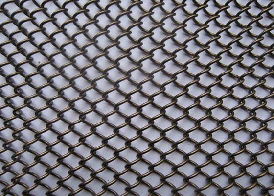 Type en spirale métal décoratif Mesh Screen du rideau S