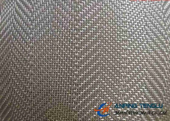 AISI304 8 à fil tissé Mesh Herringbone Weave de l'acier inoxydable 100