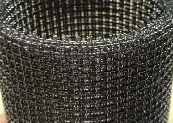 Grillage tissé serti par replis adapté aux besoins du client d'acier inoxydable type économique de petit pain de 10 à de 30m