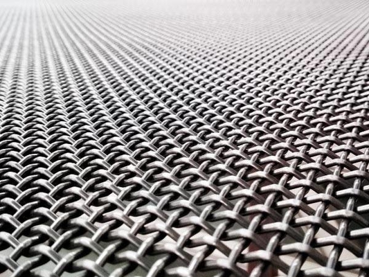 Fil serti par replis en acier à haut carbone Mesh Quarry Screen diamètre de 1.37mm à de 12.7mm