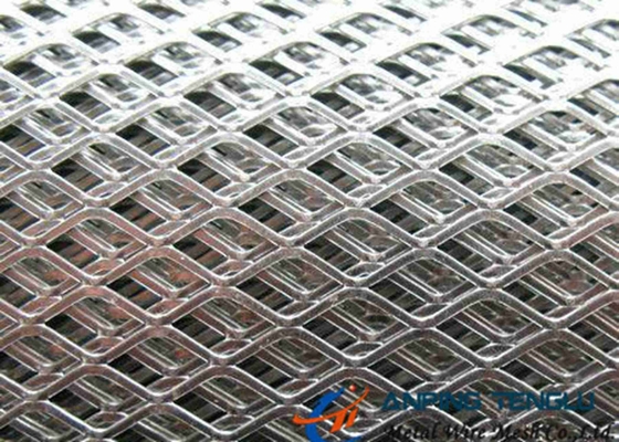 Diamond Flattened Expanded Metal Wire Mesh Small Hole 8mm épais
