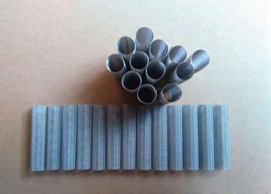 Structure ferme extérieure douce 2um de tube filtrant d'acier inoxydable à 2000um