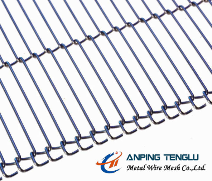 Ceinture d'échelle de fil d'acier inoxydable, type simple de ceinture d'extrémité de boucle, pour le traitement des denrées alimentaires des produits alimentaires