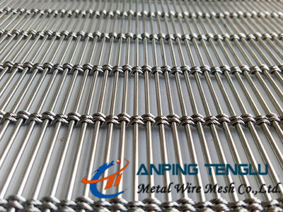 Câble et Rod Metal Mesh Screen, principalement acier inoxydable, aluminium, cuivre