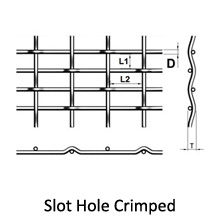 Le rectangle/trou de fente a serti par replis le grillage/écran pour la façade, écran de Vibering