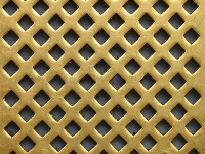 Maille perforée en laiton en métal pour la décoration et le filtre, avec de haute résistance