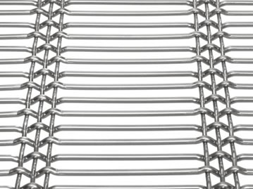 Grillage serti par replis avec le fil de chaîne de trois 2.45mm.